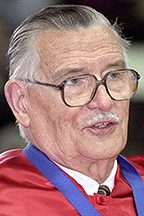 Dr. James M. Buchanan (from 2000 MTSU graduation ceremony)