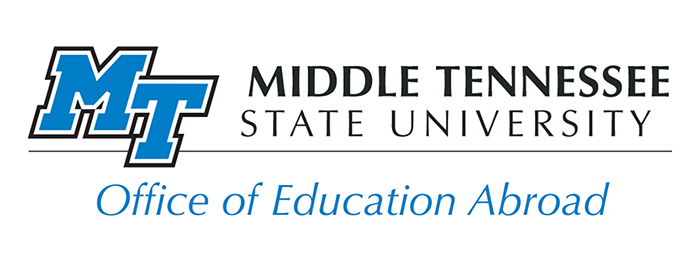 Office of Education Abroad logo; study abroad; https://mtsu.studioabroad.com