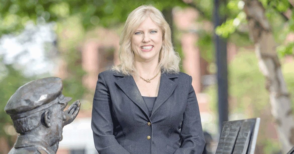 Beverly Keel, Chair, Department of Recording Industry on Nashville's Music Row at the Owen Bradley Park