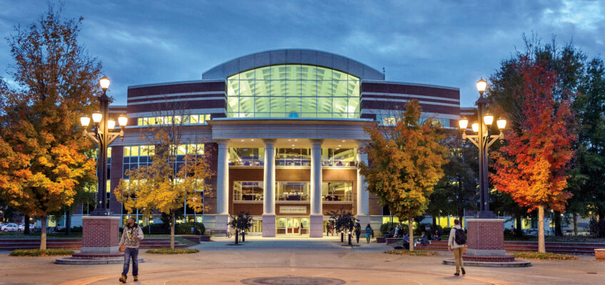 While it will be closed from Thursday, Nov. 23, through Saturday, Nov. 25, for the Thanksgiving holiday weekend, MTSU’s James E. Walker Library will be open from 1 p.m. Sunday, Nov. 26, until 2 a.m. Monday, Nov. 27, for students’ use as the end of the fall semester approaches. (MTSU file photo by J. Intintoili)