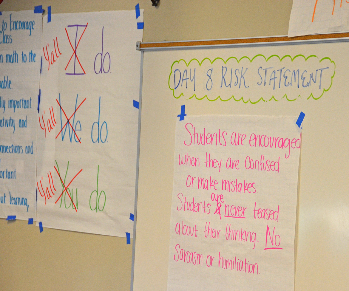 Day 8 risk statement for K-8 math teachers