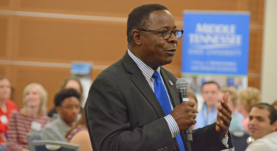 MTSU President Sidney A. McPhee discusses new and existing programs.