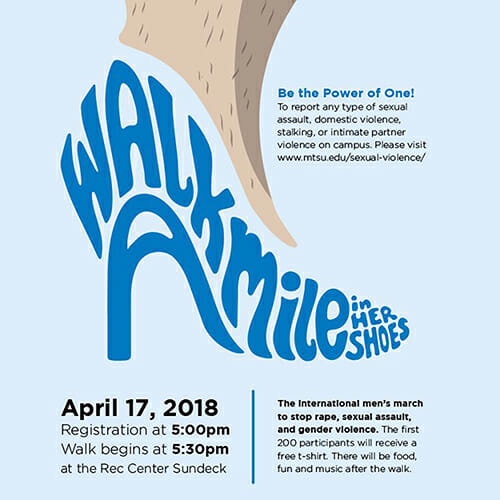 2018 Walk a Mile in Her Shoes graphic 