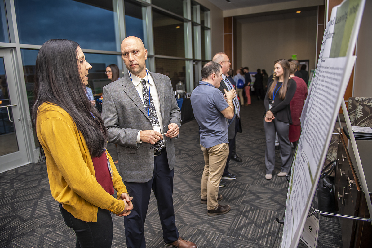 Research poster presentation