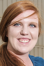 Ariel Herrin, director of equestrian programs and coach of the MTSU Equestrian Team in the School of Agriculture