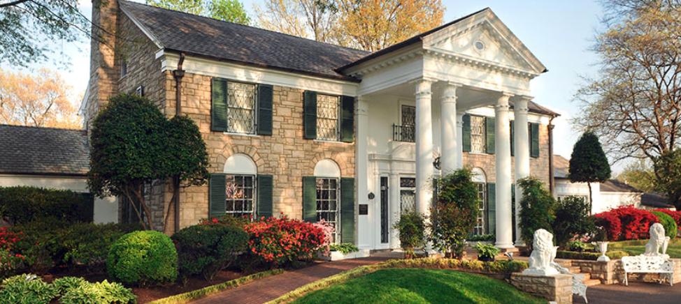 Graceland, Elvis Presley's home in Memphis, Tenn., is open year-round except Thanksgiving and Christmas Day. (photo courtesy of Graceland)