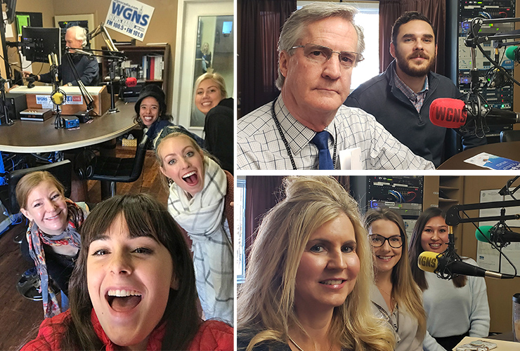 MTSU faculty and staff appeared on WGNS Radio recently to share information with host Bart Walker.
