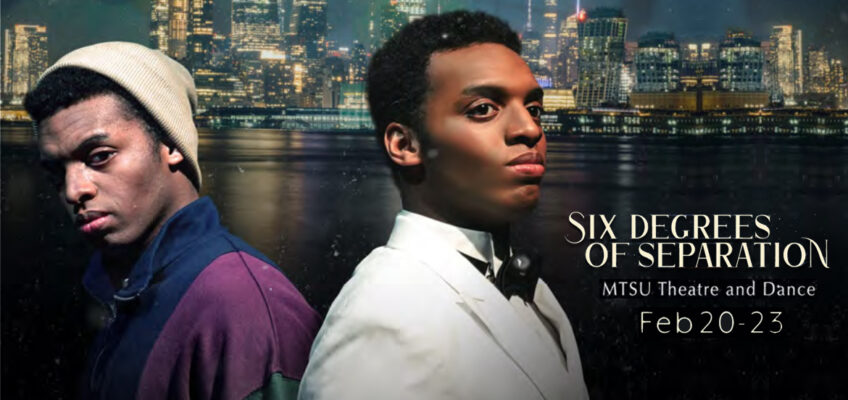 image of MTSU Theatre actor Caleb Mitchell in costume as “Paul” in the spring 2020 production of "Six Degrees of Separation," Feb. 20-23 in Tucker Theatre.