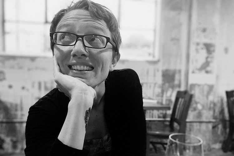 MTSU English professor Amie Whittemore, Murfreesboro's poet laureate, is shown in this photo by Andrew Geisler. Whittemore is one of the Academy of American Poets' newly announced 2020 Poet Laureate Fellows and plans to use the $50,000 grant with her award to guide a new civic poetry program for young people and help boost a popular Murfreesboro community poetry-reading series. (photo courtesy of Andrew Geisler)