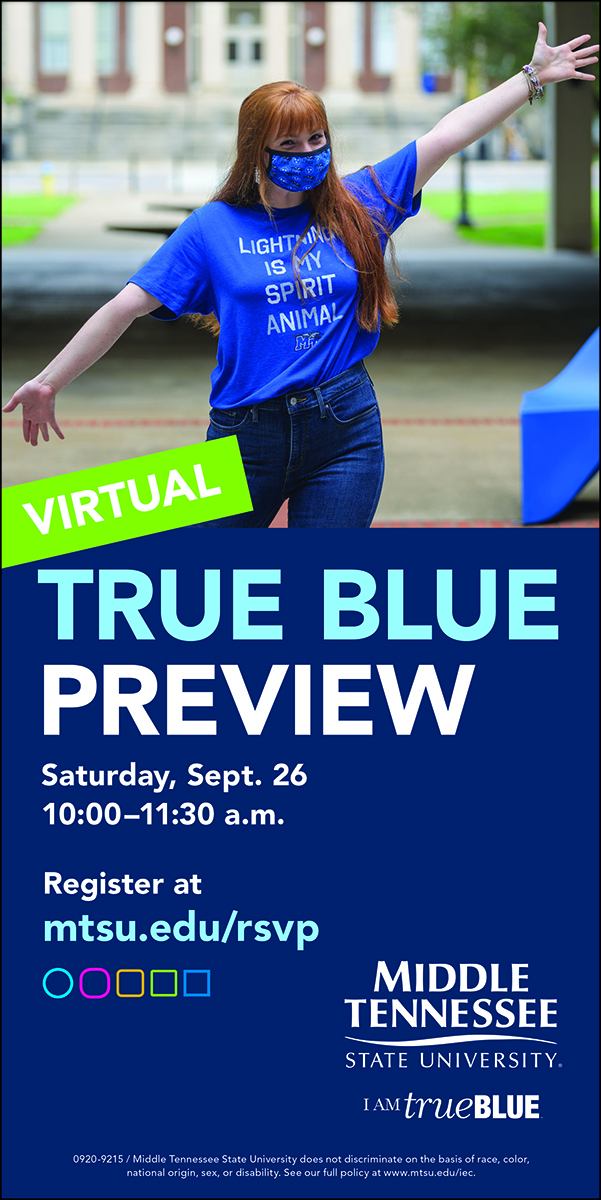 Sept. 26, 2020, True Blue Preview graphic
