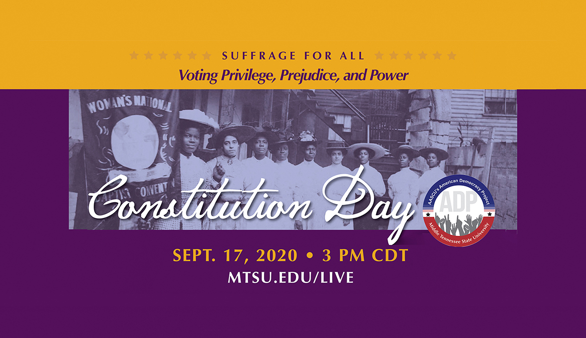 MTSU Constitution Day 2020 promo