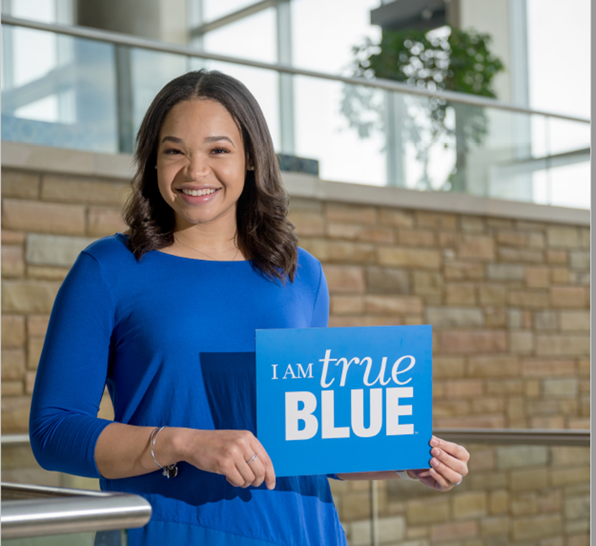 MTSU admissions recruiter Alexandria Johnson will team with fellow recruiter October Henson on the Saturday, Sept. 26, broadcast of the True Blue Preview, helping recruit future students. Johnson is a former MT Lady Raiders basketball player. (Submitted photo)