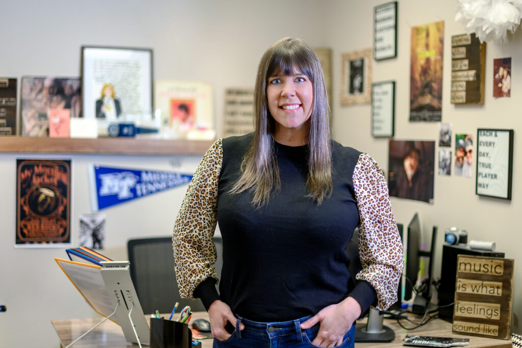Laura Helen Husband works as an adviser in the College of Media and Entertainment. (Photo: J. Intintoli)