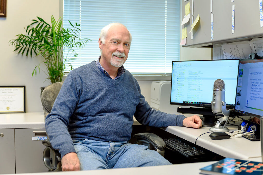 Business and Supply Chain Management faculty Kimball Bullington Faculty Profile. (Photo: J. Intintoli)