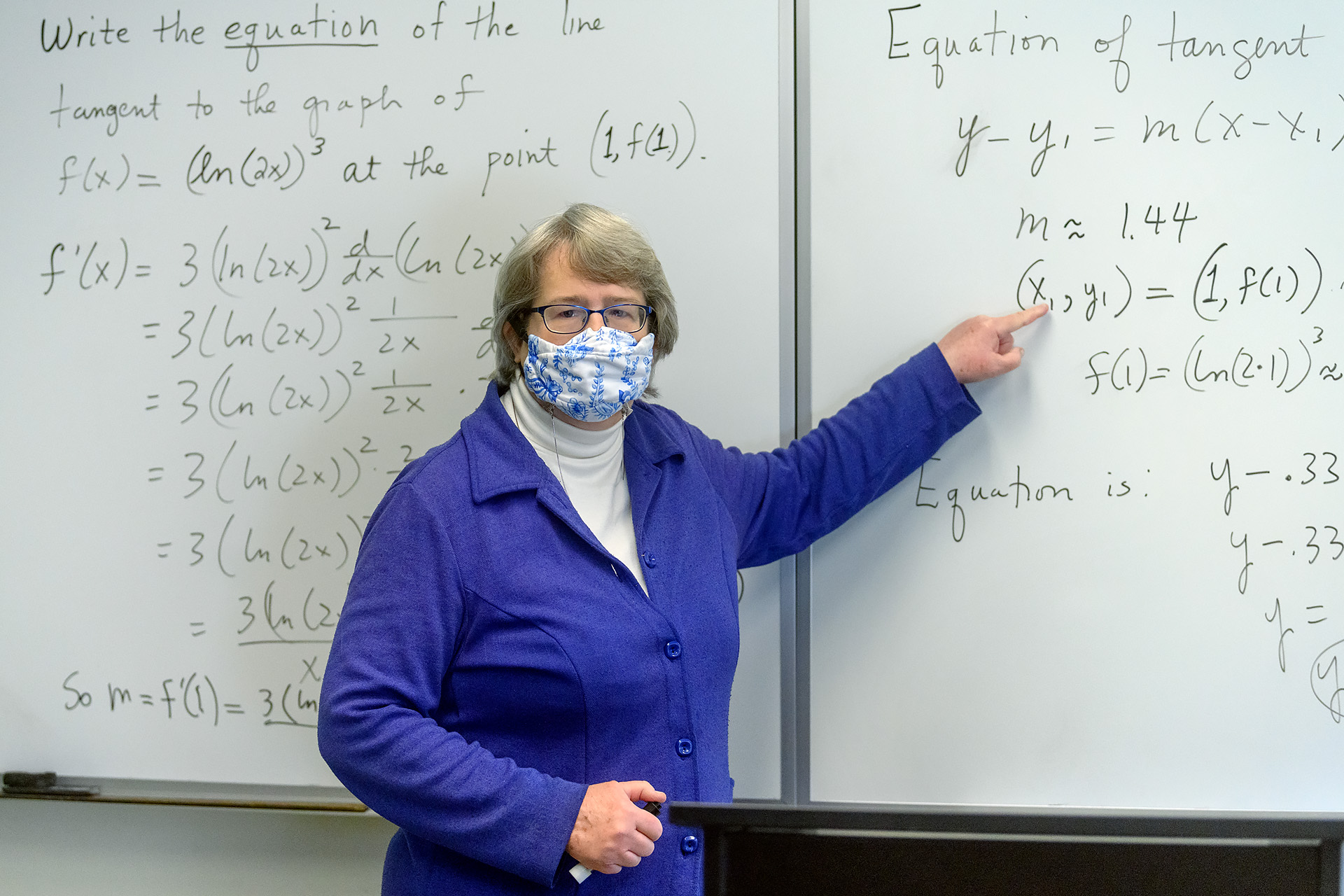 Dovie Kimmins, Mathematical Sciences faculty profile at KOM. (Photo: J. Intintoli)