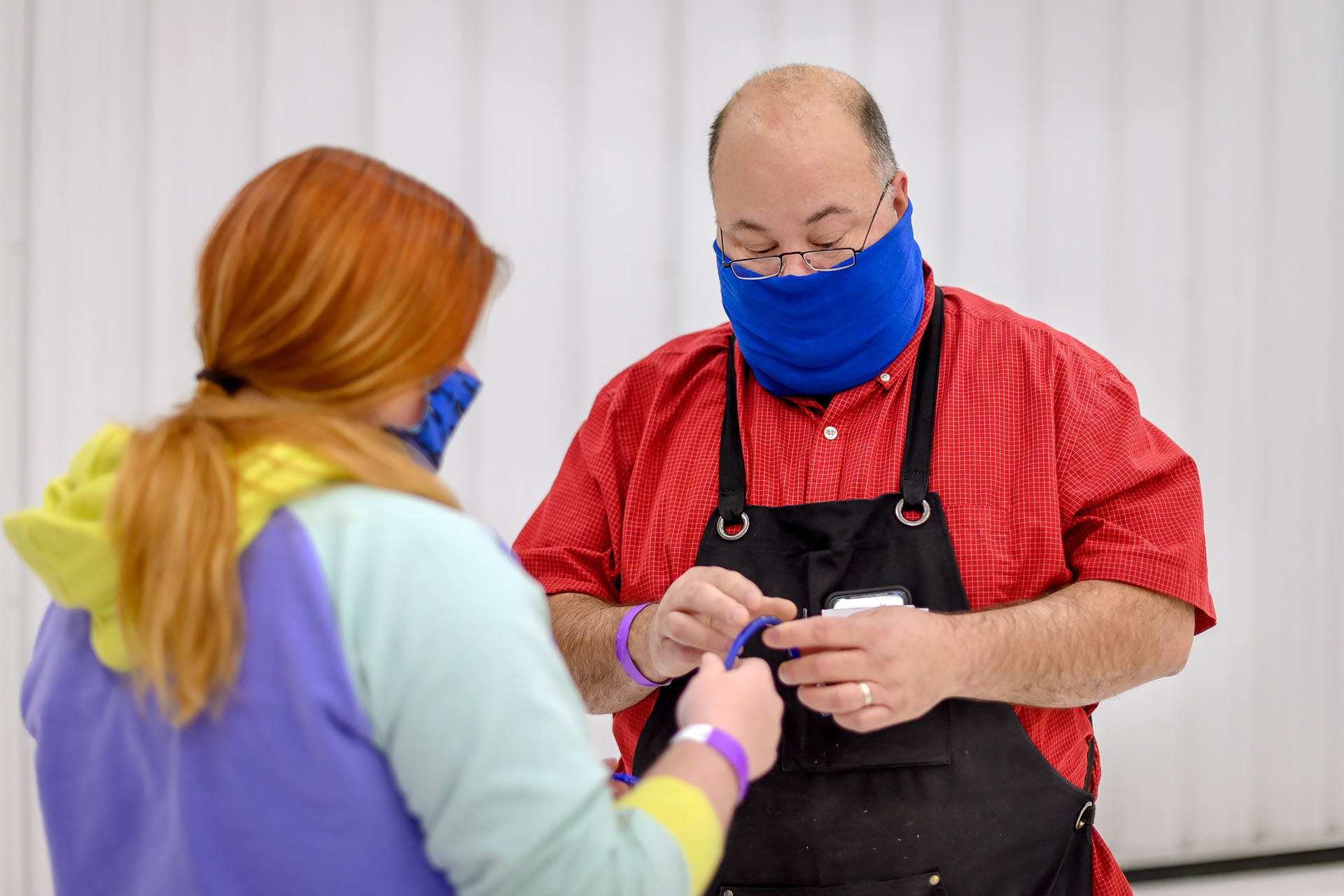 Bill Allen, Aerospace faculty in the maintenance hanger at the Murfreesboro Airport campus. (Photo: J. Intintoli)