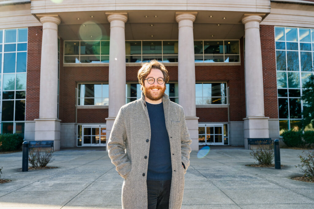 Robert Wilson, Systems Librarian, James E. Walker Library. (Photo: Andy Heidt)