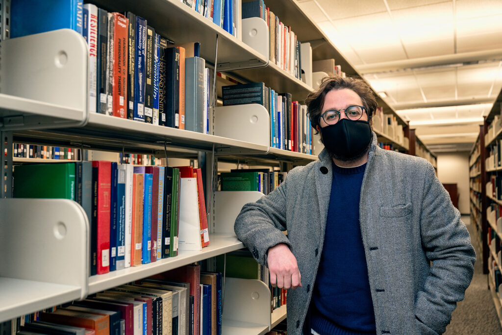 Robert Wilson, Systems Librarian, James E. Walker Library. (Photo: Andy Heidt)
