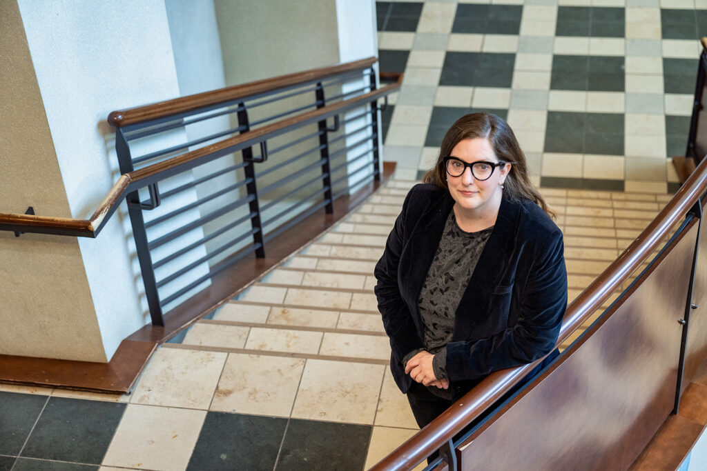 Suzanne Mangrum, Acquisitions Librarian, James E. Walker Library. (Photo: Andy Heidt)