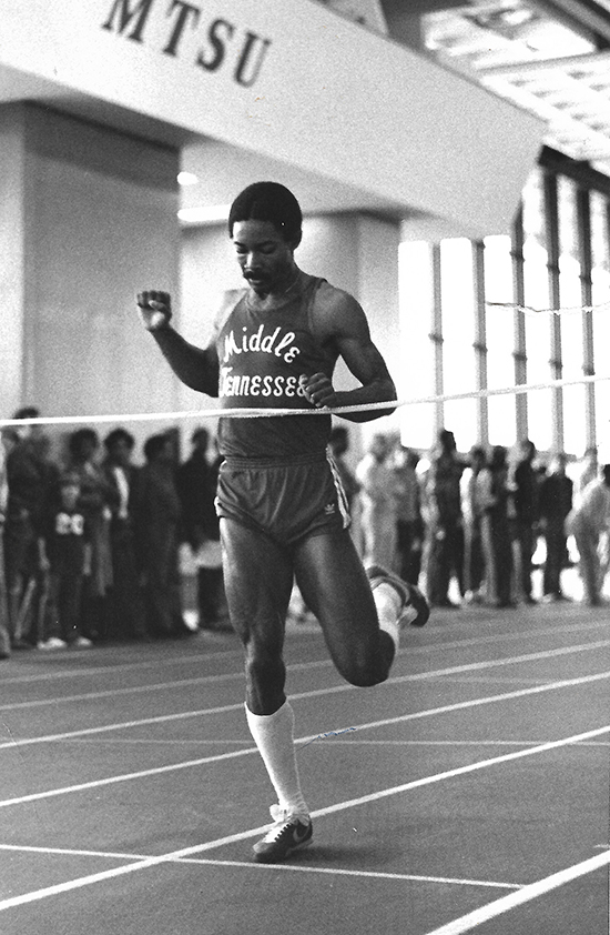 In the late 1970s, Middle Tennessee State University alumnus Ed Stegall was a scholarship athlete on the track team and won two conference championships running the 400-meter sprint. Stegall has re-enrolled at MTSU to finish his degree and is scheduled to graduate in August 2021. (Submitted photo)