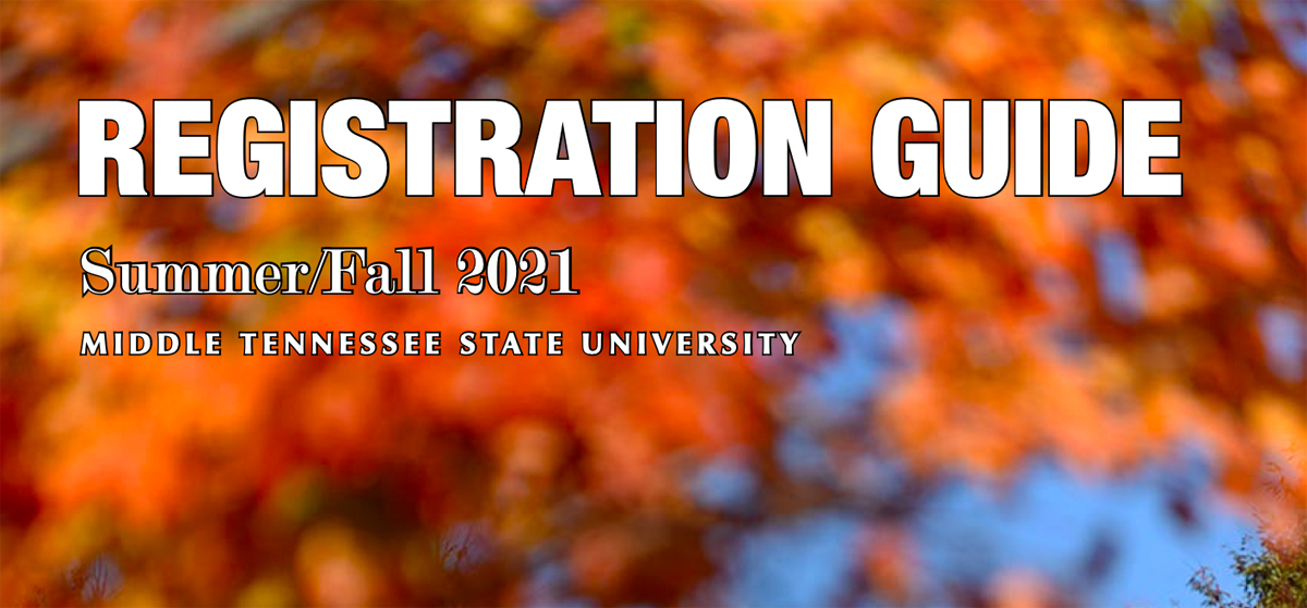 MTSU summer and fall registration graphic