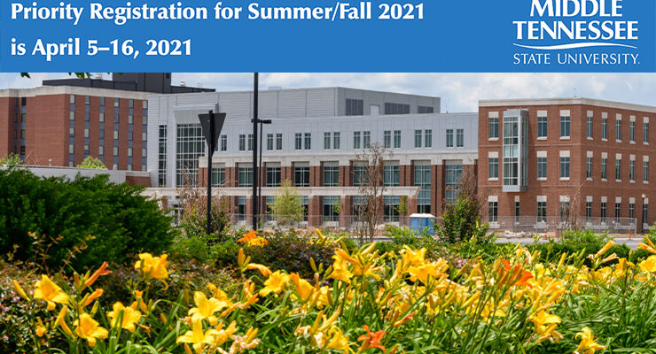 Priority Registration 2021 promo