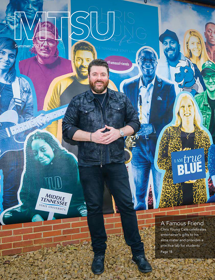 Click the image to view a web-only, flip version of the entire magazine. (Courtesy of MTSU University Publications)