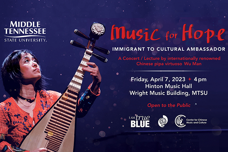 MTSU Wu Man “Music for Hope