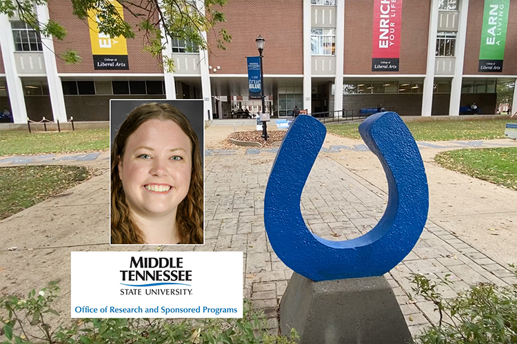Middle Tennessee State University’s Office of Research and Sponsored Programs will launch monthly research spotlight and Q&A sessions for faculty and staff, which kick off next Thursday, Aug. 10. Sessions will be available to attend both via Zoom and in person, and no registration is required. (MTSU graphic illustration by Stephanie Wagner)