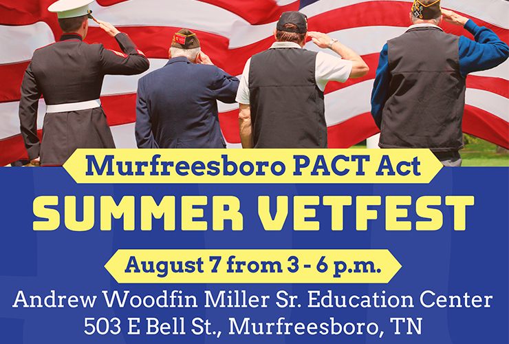 Murfreesboro Summer Vetfest promo