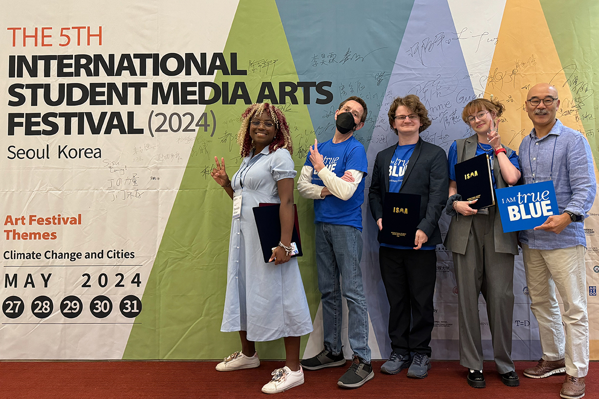 Six animation students from Middle Tennessee State University's College of Media and Entertainment won the award for 