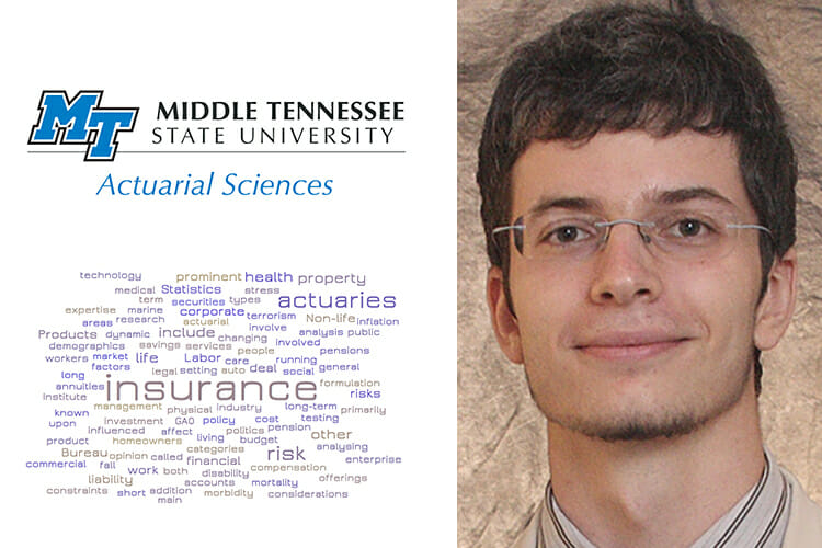 MTSU senior Dmitry A. Terekhov, actuarial science major