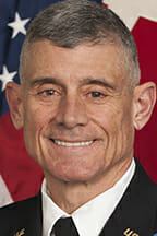 Lt. Gen. Robert L. Caslen Jr., superintendent of the U.S. Military Academy at West Point and guest speaker at MTSU’s spring 2018 commencement ceremonies