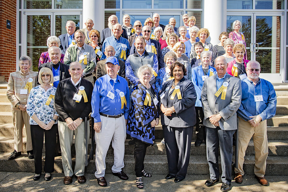 2018 Golden Raiders at induction ceremonies.