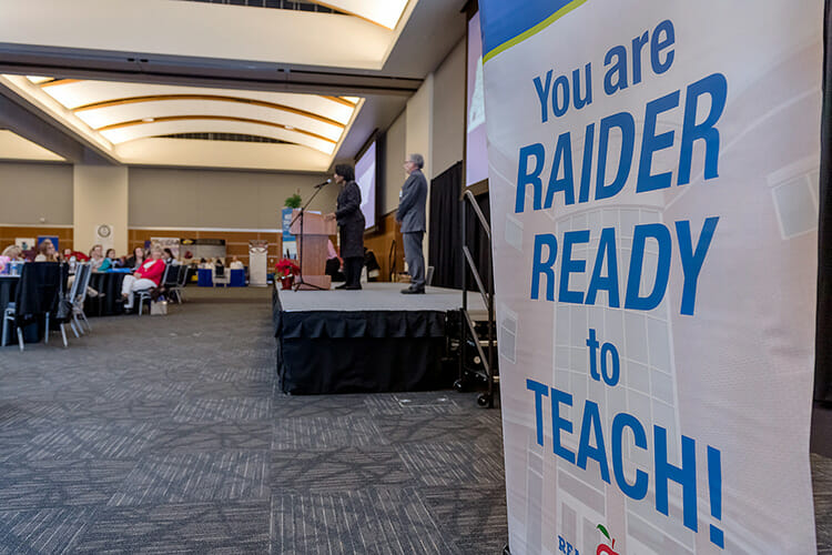 MTSU College of Education hosted its fall Student Teacher Seminar and Recruitment Fair Wednesday, Dec. 12, in the Student Union Ballroom. Employers from across the region and as far as China came to meet with graduating student teachers. (MTSU photo by J. Intintoli)