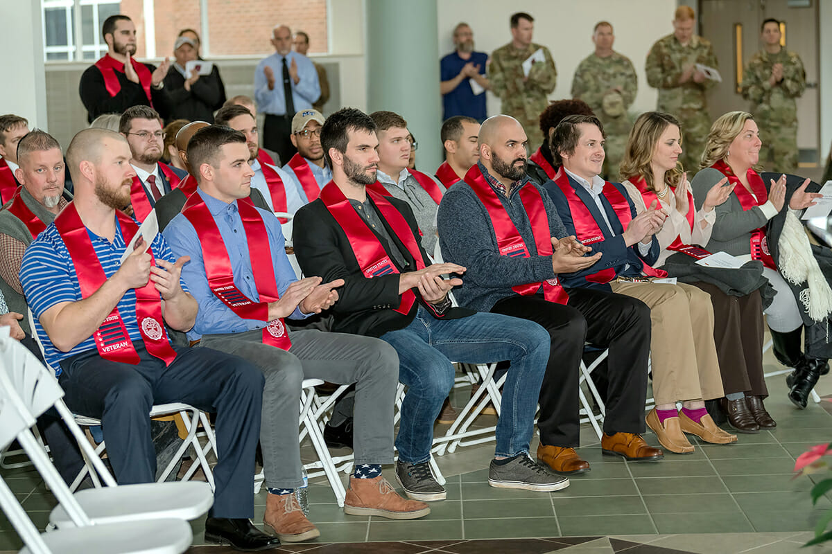 MTSU graduating student veterans and others