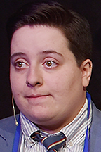 MTSU student Virginia Tipps portrays Logainne Schwartzandgrubenierre, a smart youngster who's stressing out thanks to her helicopter dads, in the Center for the Arts’ production of “The 25th Annual Putnam County Spelling Bee” April 26-May 5.