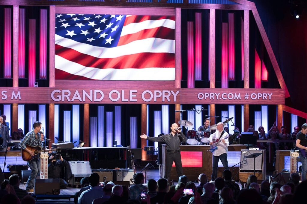 Country music singer Lee Greenwood at Opry