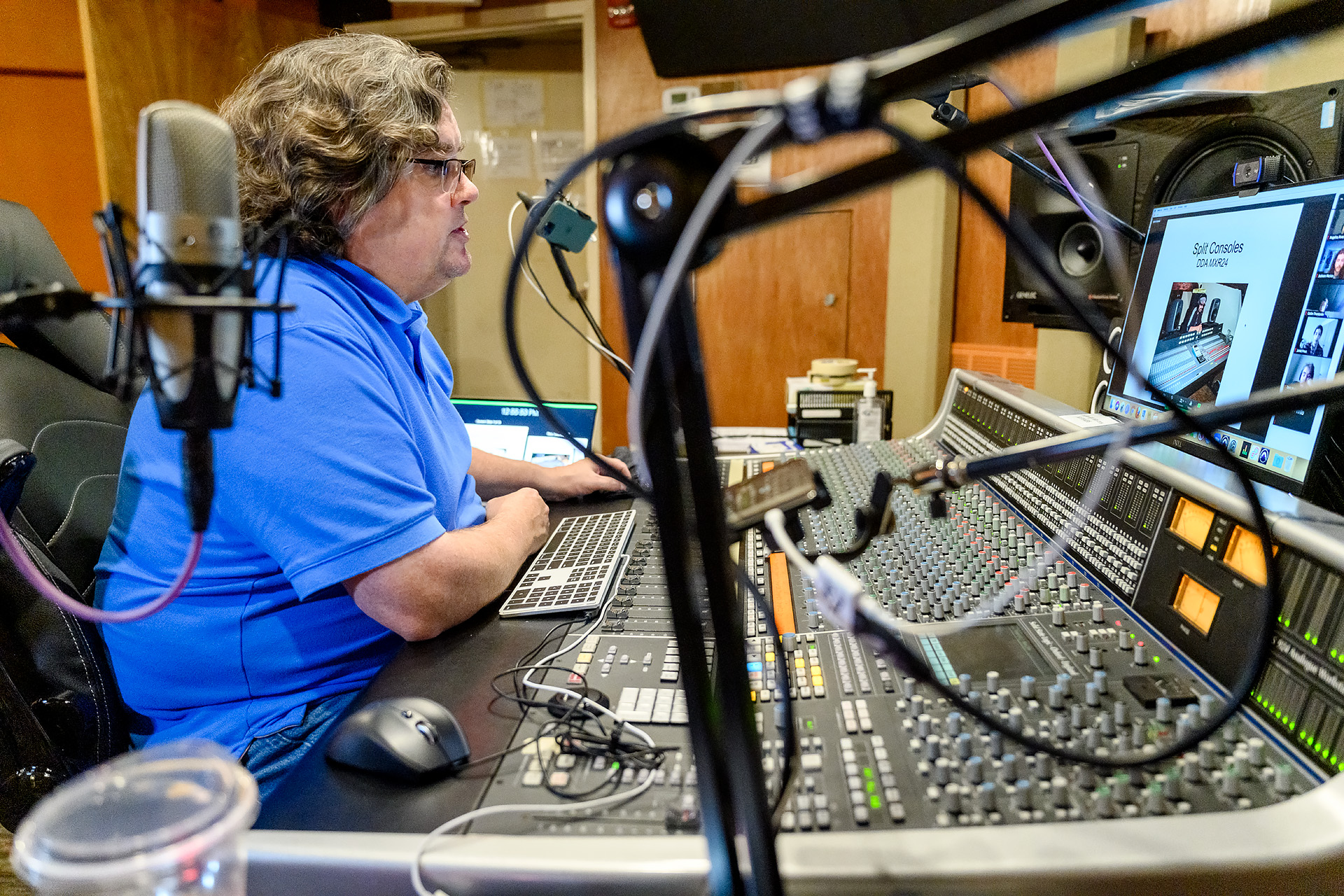 Bill Crabtree had to get creative with teaching his students when the pandemic hit. (Photo: J. Intintoli)