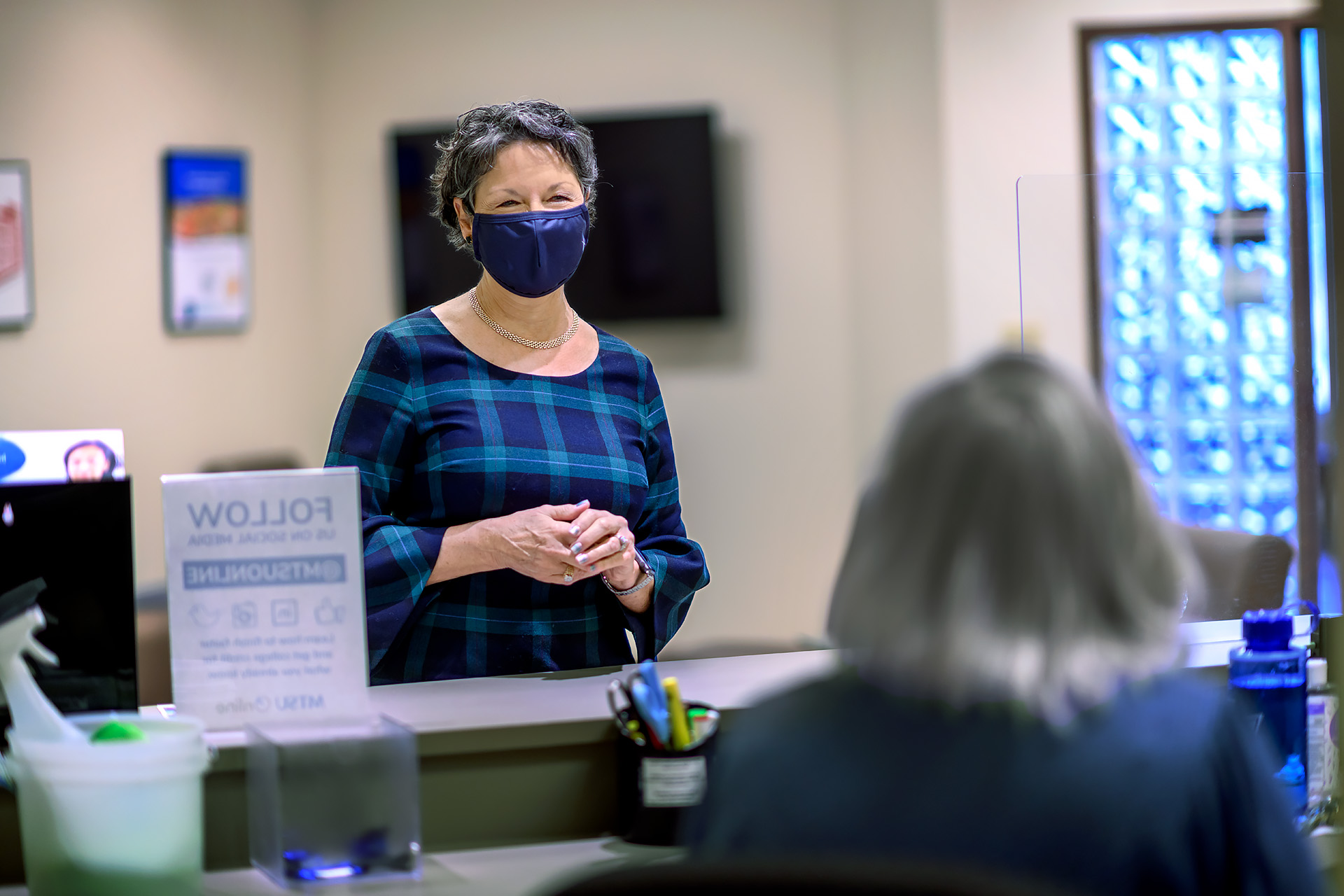 Cindy Adams, University College Administration, Director-MTSU Online Learning faculty profile at the MEC building. (Photo: J. Intintoli)