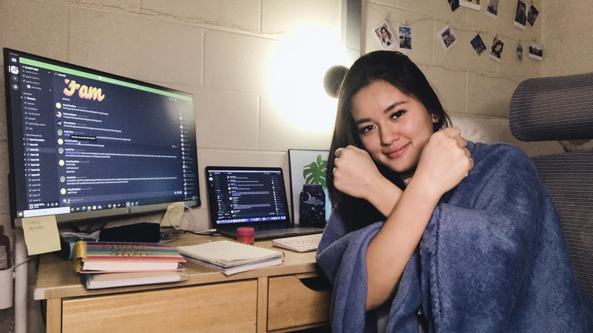 2021 MTSU Hack MT participant Emily Nguyen of Jackson, Tenn., helped Team No. 2 earn first-place honors in the event, held virtually Friday through Sunday, Jan. 29-31. She is a junior computer science major and transfer from Jackson State Community College. Event sponsor L3Harris awarded her a $2,500 scholarship. (MTSU photo submitted by Emily Nguyen)