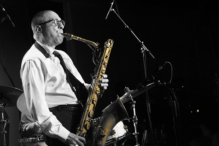 2020 Jazz Times Readers Poll saxophonist Gary Smulyan, shown in this publicity photo, is the headliner for MTSU’s renowned Illinois Jacquet Jazz Festival, coming to music lovers and student musicians online on Saturday, April 10, with live performances and workshops with Smulyan and MTSU School of Music jazz faculty and students. (photo submitted)