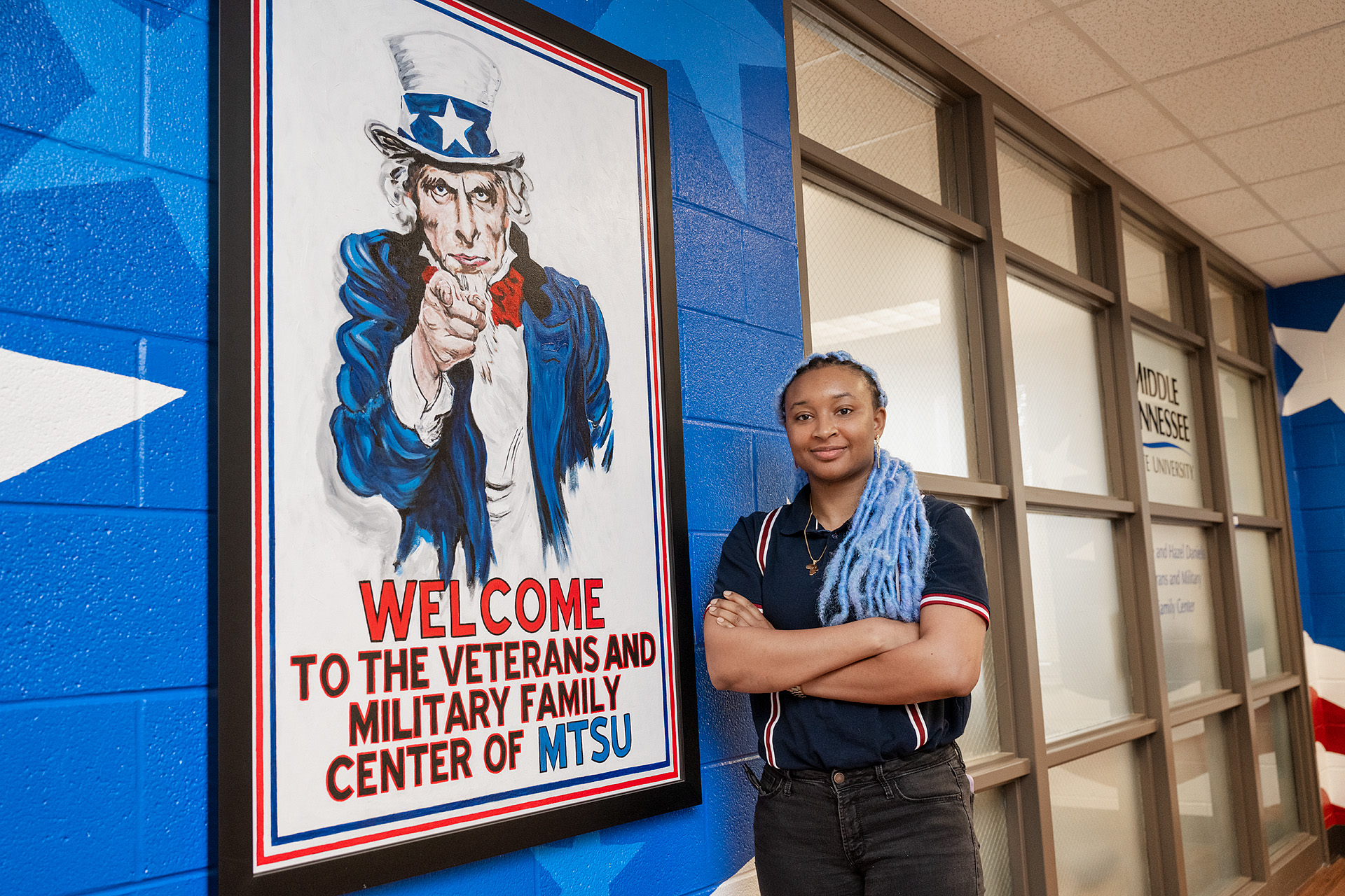 Keyann Reaves is the first recipient of the General's Fund. (Photo: Andy Heidt)