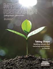 MTSU Research Magazine 2021 cover