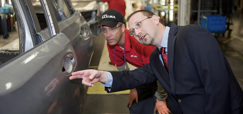 Jones College of Business alumnus Tim Fallon (’11), vice president of manufacturing, Nissan Canton Vehicle Assembly, is an MBA graduate but works in the supply chain management industry and has been active with the MTSU Department of Management supply chain management program as a visiting speaker. (Submitted photo)