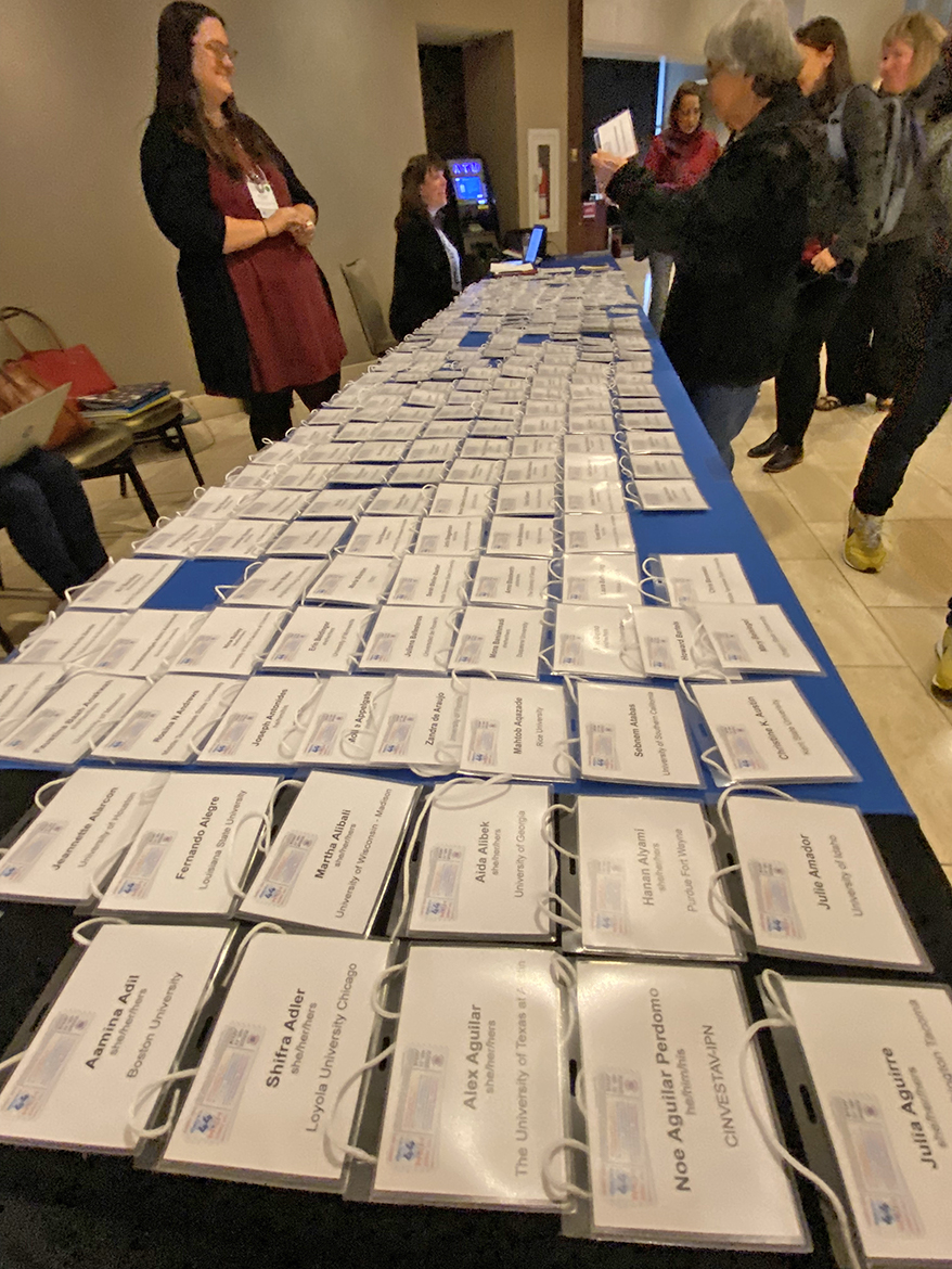 nearly 500 people attending the 44th annual meeting of the North American Chapter of the International Group for the Psychology of Mathematics Education in November at the Loews Vanderbilt Hotel in Nashville, Tenn. (MTSU photo by Casey Penston)