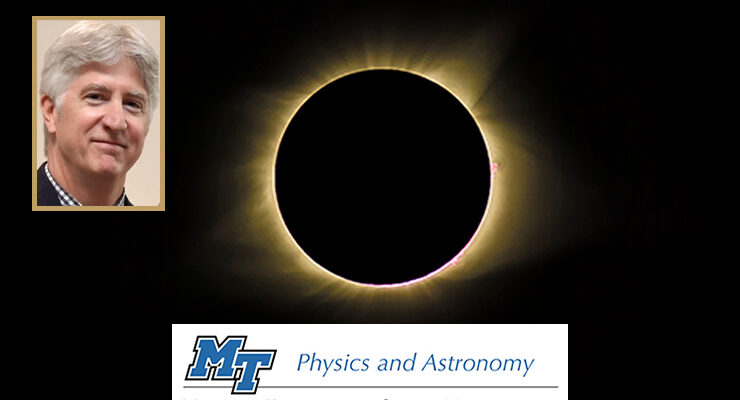 Promo graphic for March 1 2024 Star Party led by professor Chuck Higgins