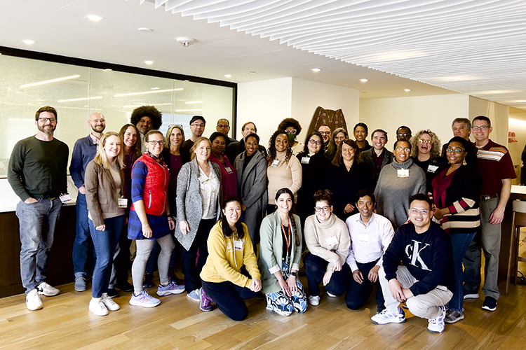 Ryan “Seth” Jones, very far left, Middle Tennessee State University associate professor and data science education researcher, was asked to join and took part in the national Data Science Education K-12: Research to Practice Conference in Washington, D.C., in February 2024 as one of 30 data science education stakeholders from across the country. In addition, Jones works on several research projects funded by his National Science Foundation early CAREER grant to develop best practices and frameworks for teaching data science in K-12 classrooms. (Submitted photo)