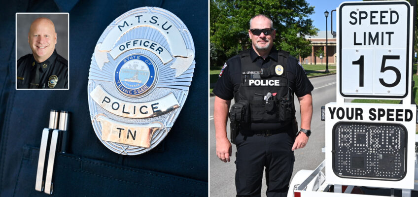 Middle Tennessee State University’s Police Department recently used funding from two state grants — totaling over $1.8 million — to put toward safety improvements across campus. (MTSU photo illustration by Stephanie Wagner)