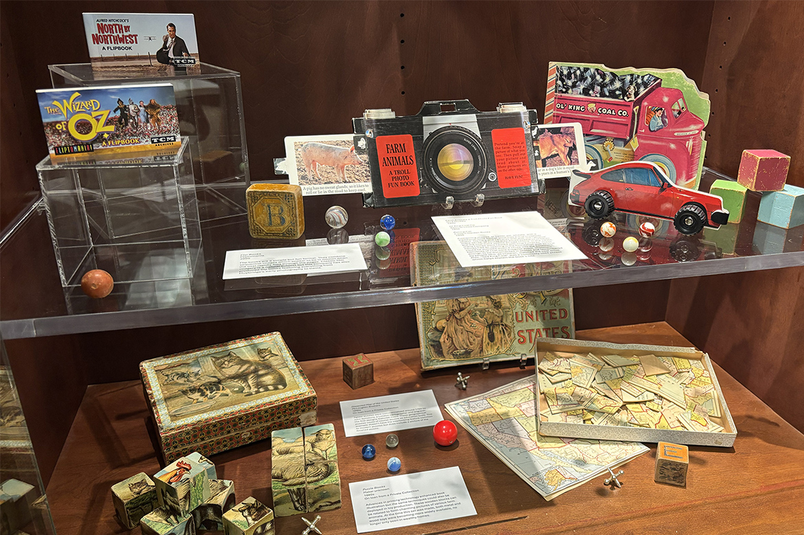 From board games to pop-up books, puzzles and paper dolls, the joy of play takes center stage this fall in a Special Collections exhibit on display until early December at James E. Walker Library at Middle Tennessee State University in Murfreesboro, Tenn. (MTSU photo by Nancy DeGennaro)